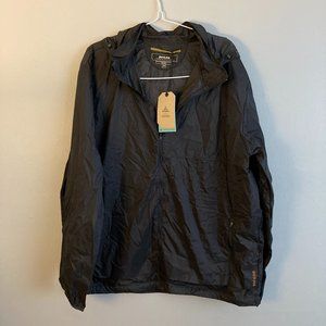Prana Men’s Raincoat Range Jacket Charcoal Size XXL